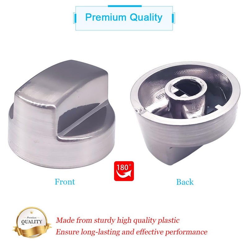 YMDparts مقبض بديل لشفاط مطبخ وولف 811195 805328 Kip5D44 5D44 B002Mfnq34 مقبض شفاط تهوية لثلاجات ساب-زيرو وولف (فضي) - Image 2